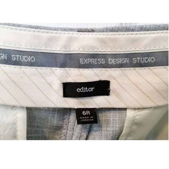 Express 'Editor' Dress Pant - Light Gray - Picture 5 of 8